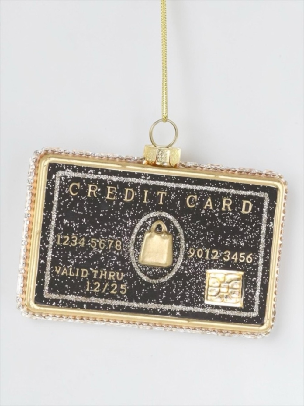 Cody Foster Credit Card Ornament | Funny Bling Christmas Ornament NWT